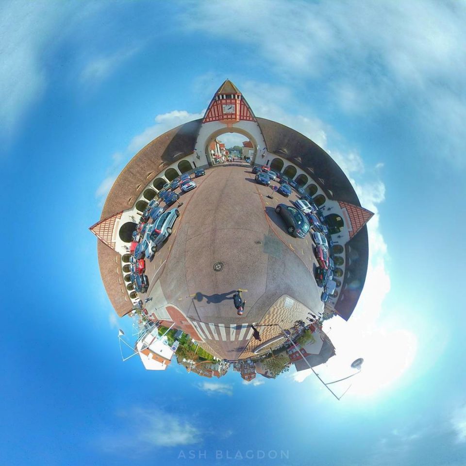 Le Touquet, France Tiny Planet