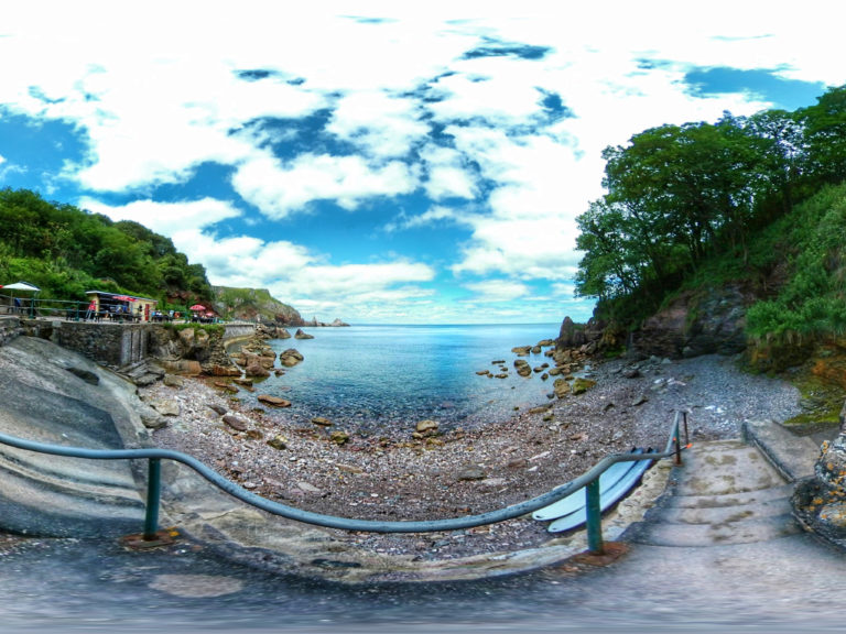 Anstey’s Cove, Torquay, UK – 360 Panoramic Anstey's Cove, Torquay, UK - 360 Panoramic