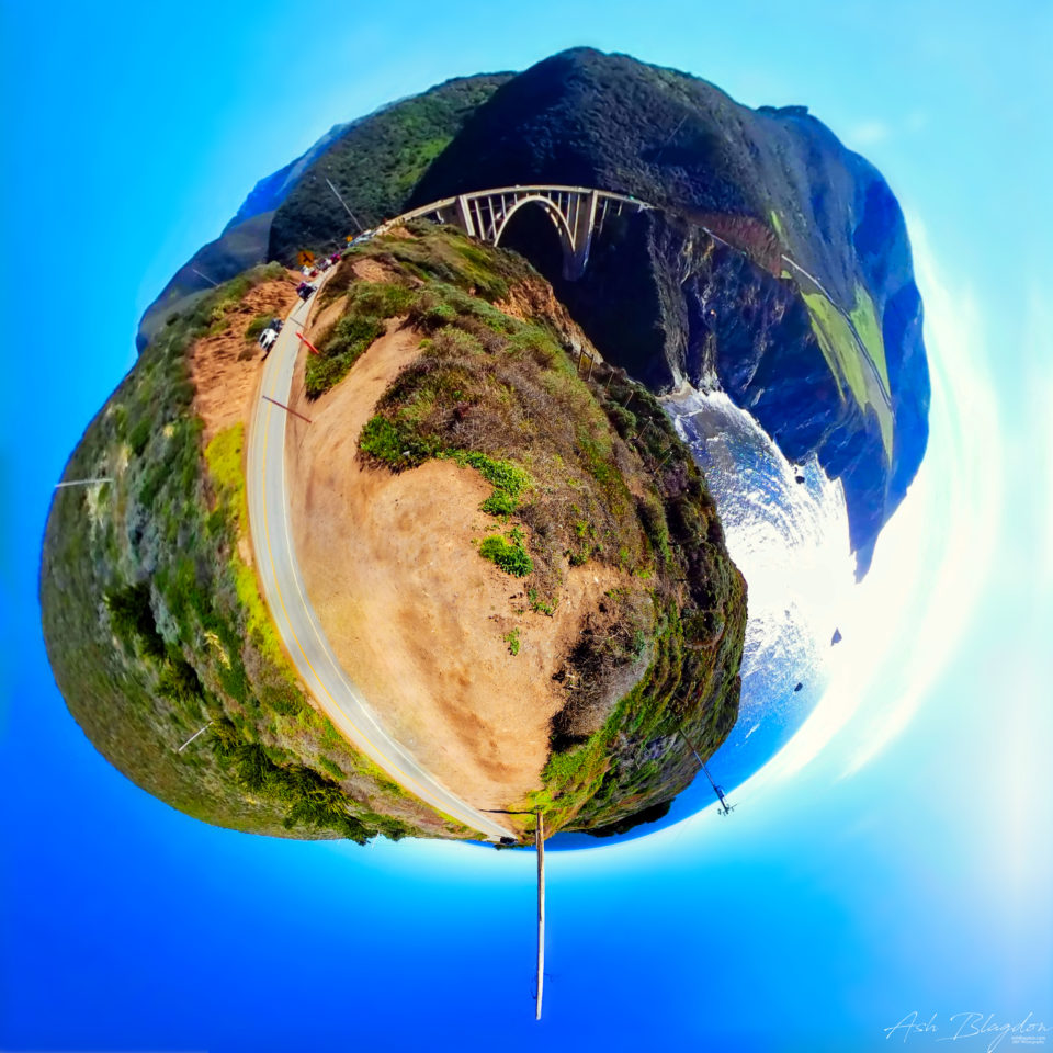 Big Sur, USA - Tiny Planet