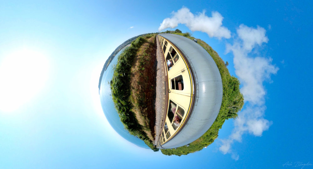 Dartmouth Steam Train, Paignton, UK - Tiny Planet
