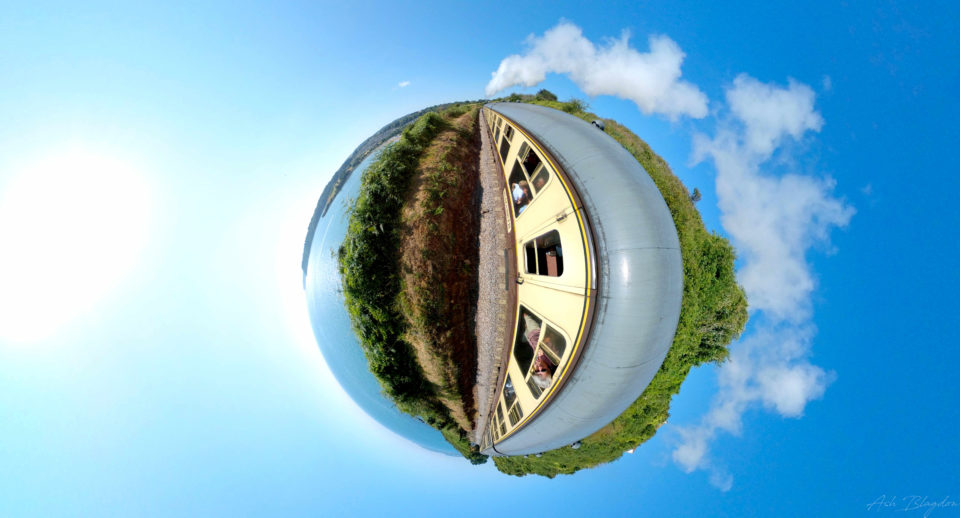 Dartmouth Steam Train, Paignton, UK - Tiny Planet