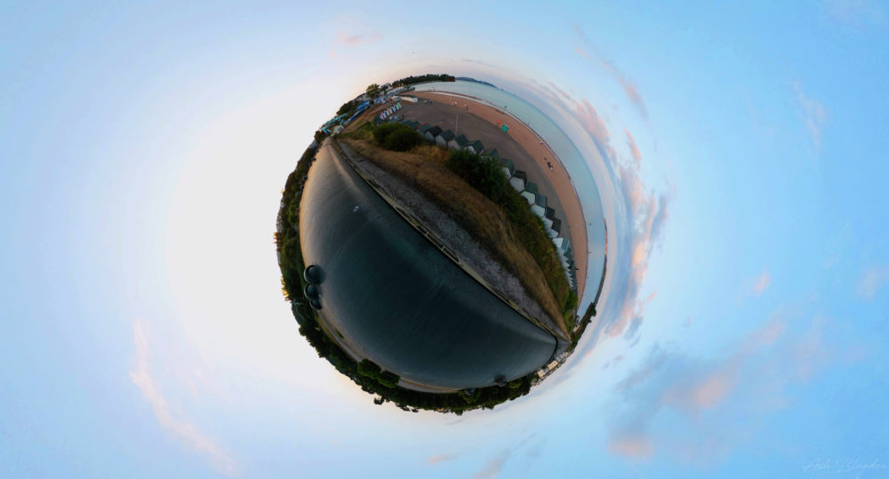 Dartmouth Steam Train, Paignton, UK - Tiny Planet