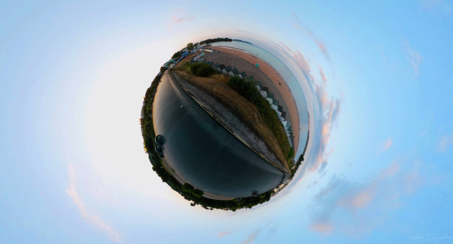 Dartmouth Steam Train, Paignton, UK - Tiny Planet Dartmouth Steam Train, Paignton, UK - Tiny Planet