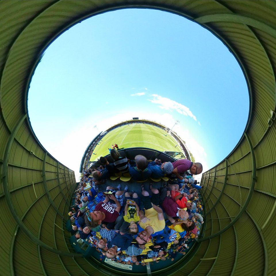 Torquay Utd, Plainmoor, UK, Tiny Planet