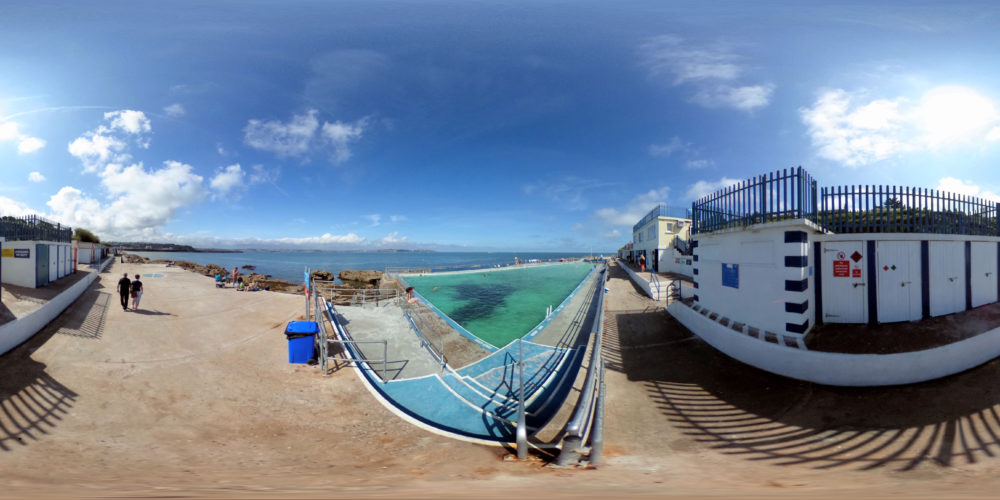 Shoalstone Outdoor Pool, Brixham, 360 Panoramic