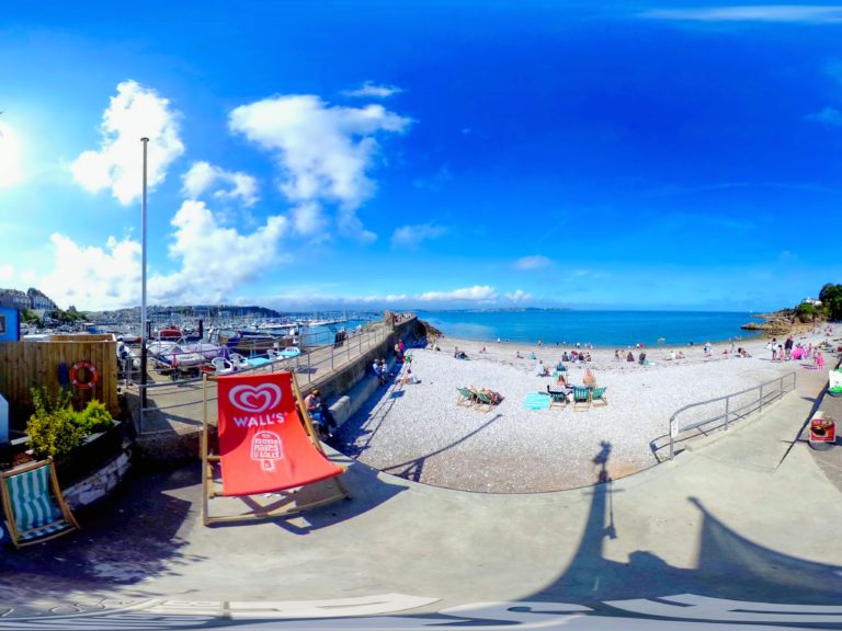 Breakwater Beach, Brixham 360 Panoramic Breakwater Beach, Brixham 360 Panoramic