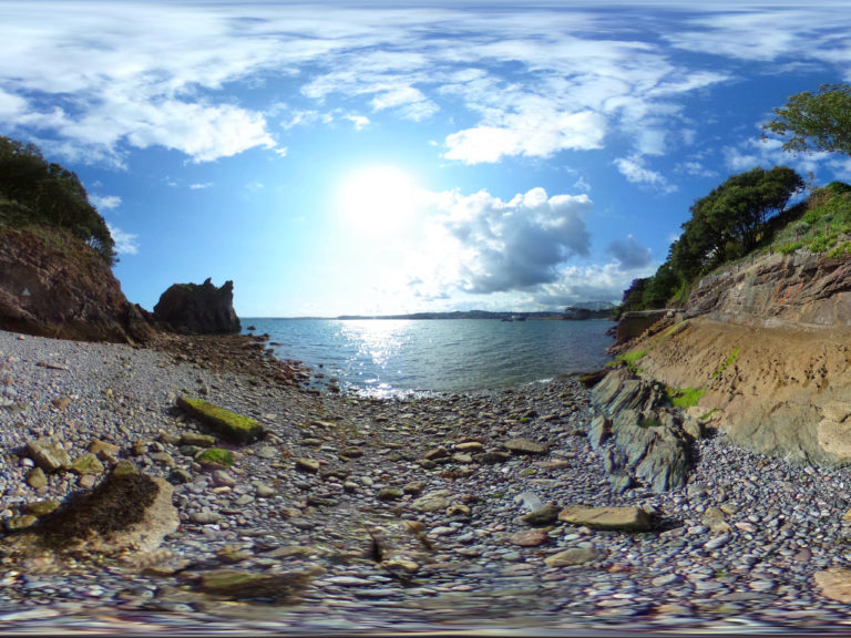 Peaked Tor Cove, Torquay, UK, 360 Panoramic Peaked Tor Cove, Torquay, UK, 360 Panoramic