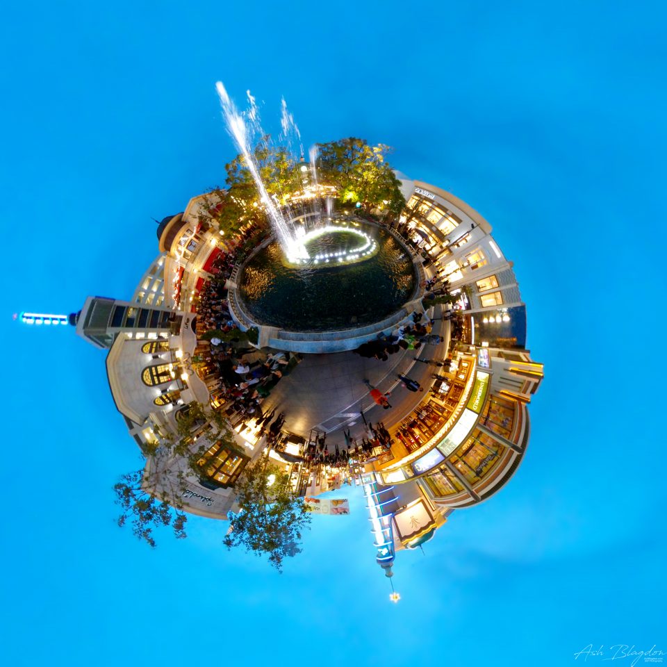 Grove, Los Angeles, USA, Tiny Planet