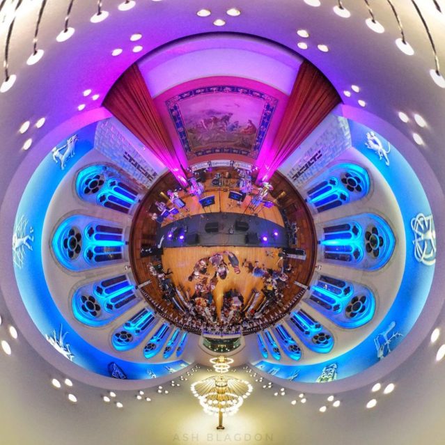 Guild Hall, Plymouth, UK, Tiny Planet