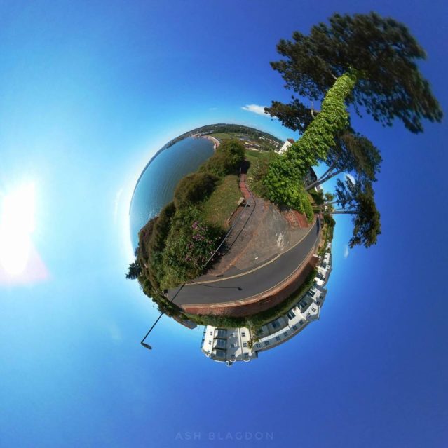 Goodrington Paignton Tiny Planet