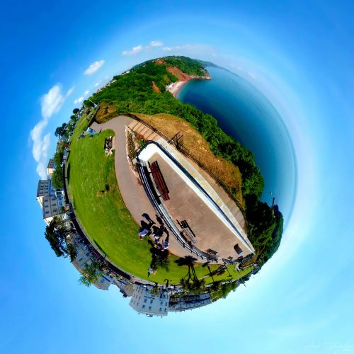 Babbacombe Downs, Torquay, Tiny Planet
