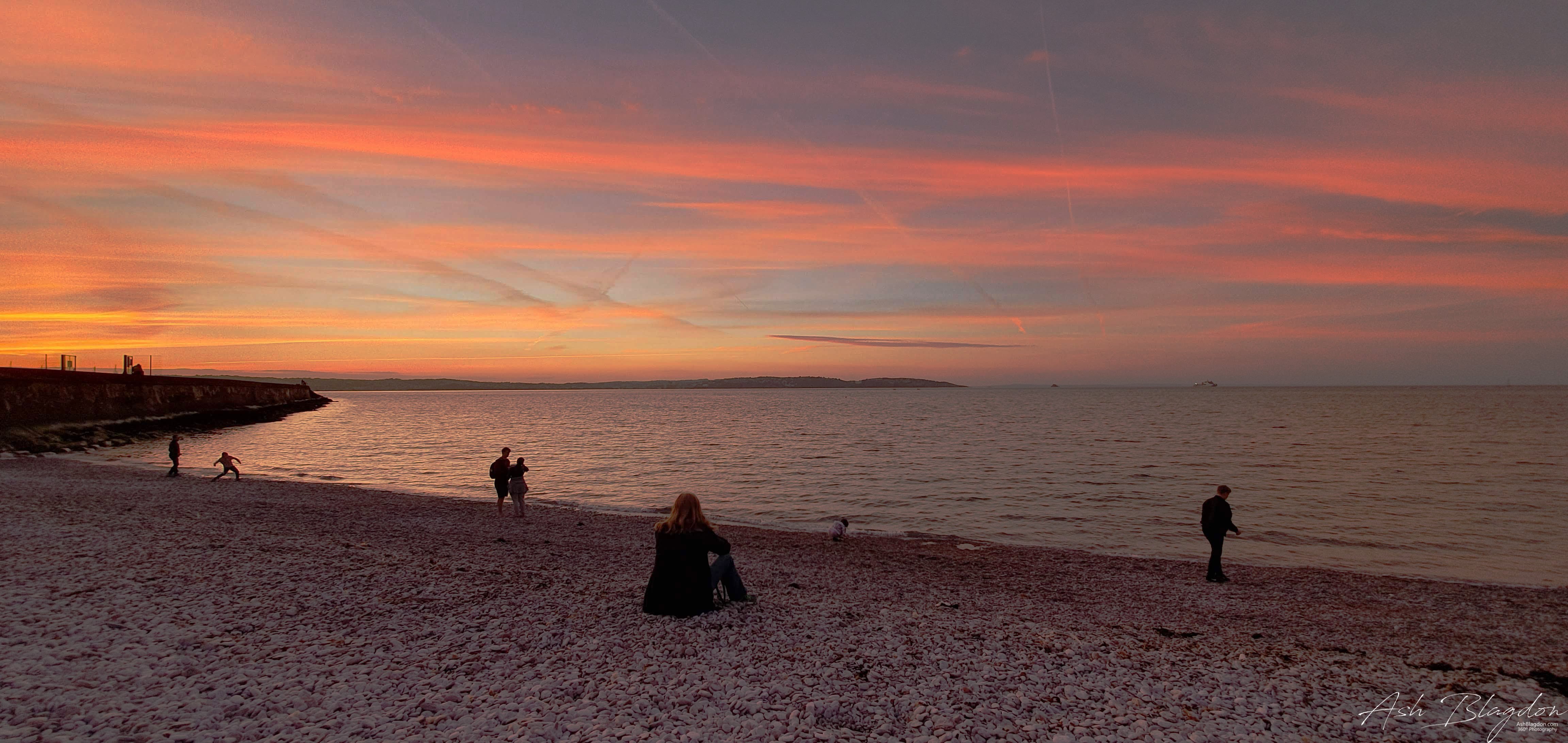 Breakwater Beach in 360º Ash Blagdon 360º Photography