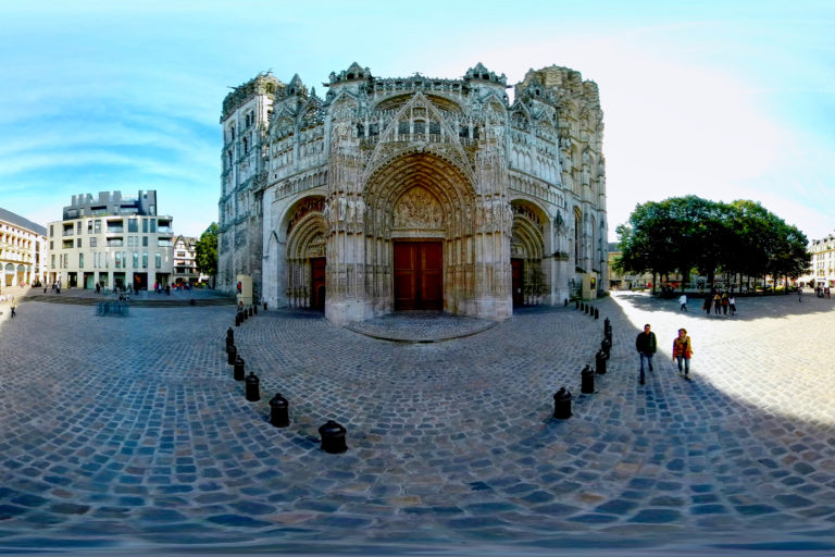 Rouen Cathedral France 360 Panoramic