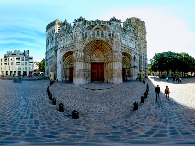 Rouen Cathedral France 360 Panoramic Rouen Cathedral France 360 Panoramic