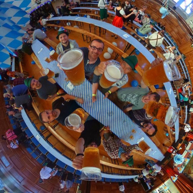 Oktoberfest, Plymouth, UK - Tiny Planet