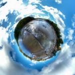 Stoke Gabriel dam, Paignton, Tiny Planet