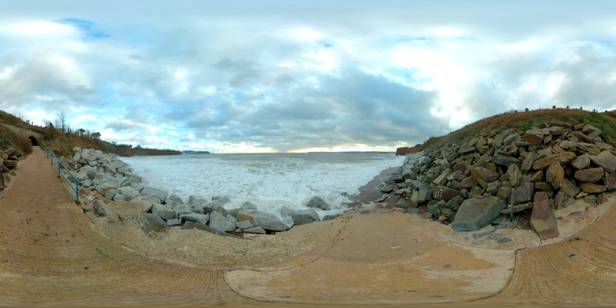 Hollicombe Beach Paignton Torquay 360 Panoramic