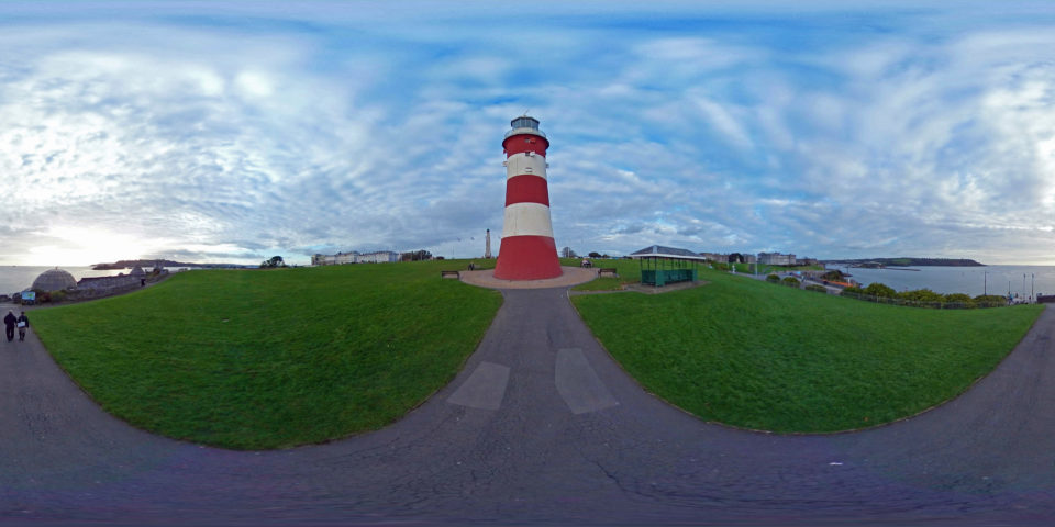 Plymouth Hoe, UK, 360 Panoramic