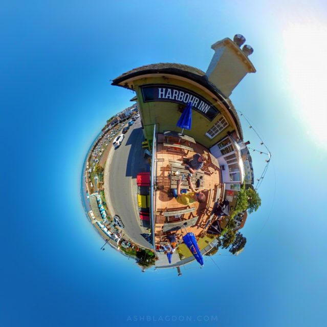 Harbour Inn, paignton, Tiny Planet