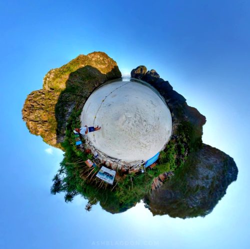 Maya Bay, Phi Phi, Thailand, Tiny Planet