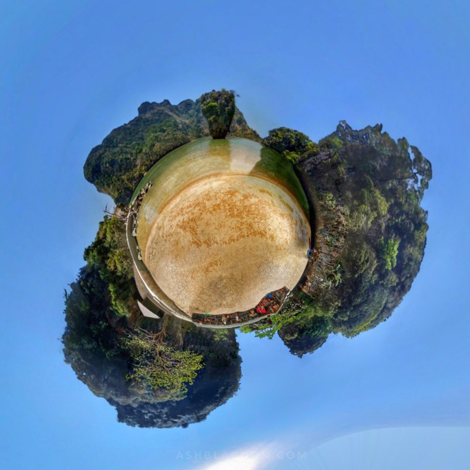 James Bond Island, Khao Phing Kan, Thailand, Tiny Planet