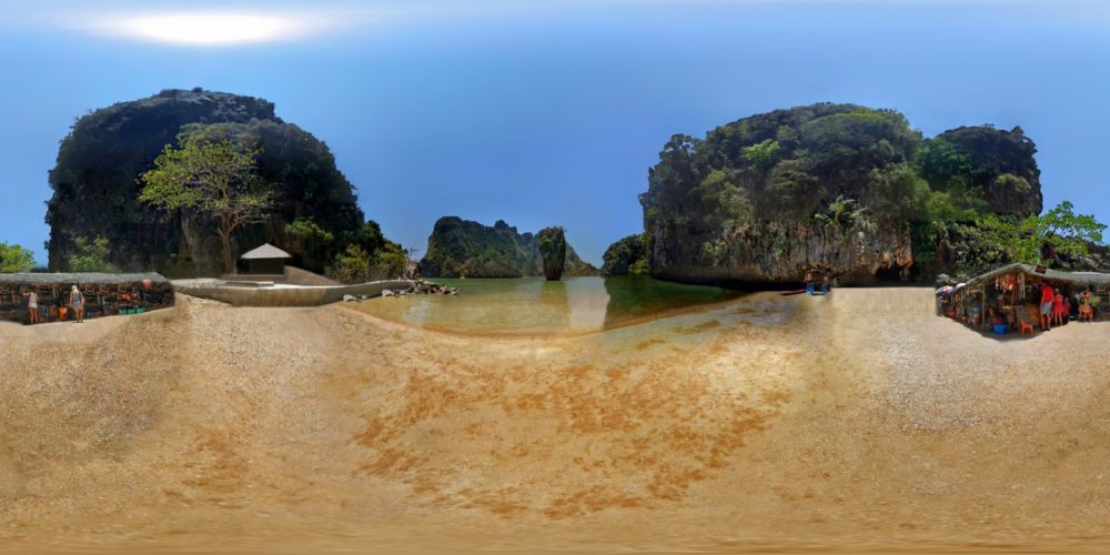 James Bond Island, Khao Phing Kan, Thailand, 360 Panoramic