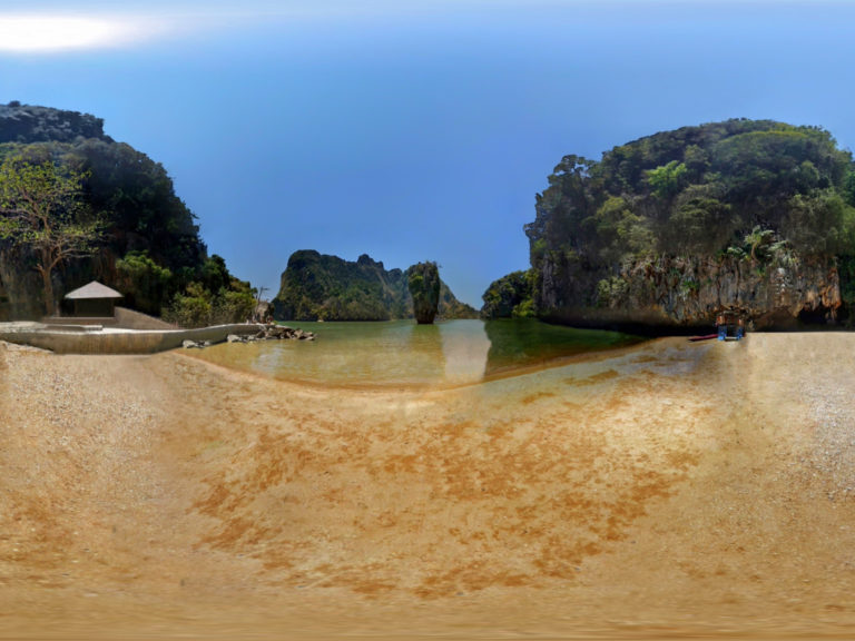 James Bond Island, Khao Phing Kan, Thailand, 360 Panoramic James Bond Island, Khao Phing Kan, Thailand, 360 Panoramic