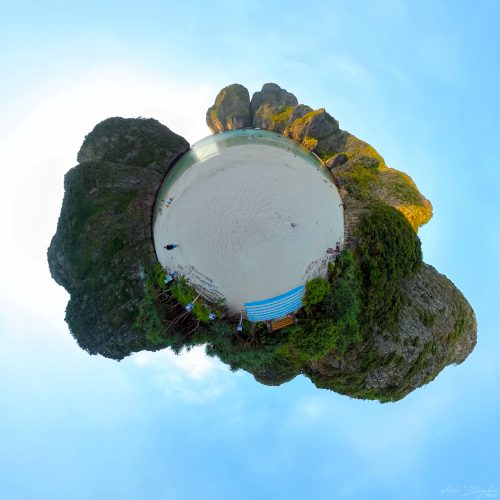 Maya Bay Tiny Planet 8 web