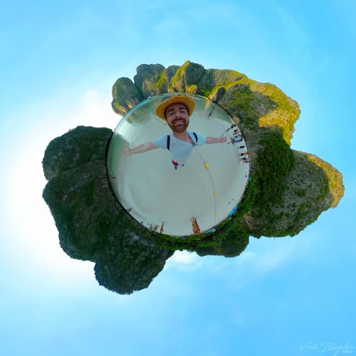 Maya Bay Tiny Planet web 2