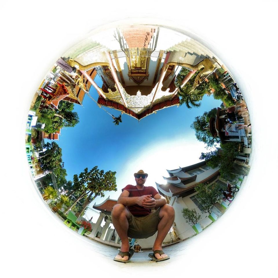Wat Chai Si Phum Pano, Chiang Mai, Thailand, Inverted Planet