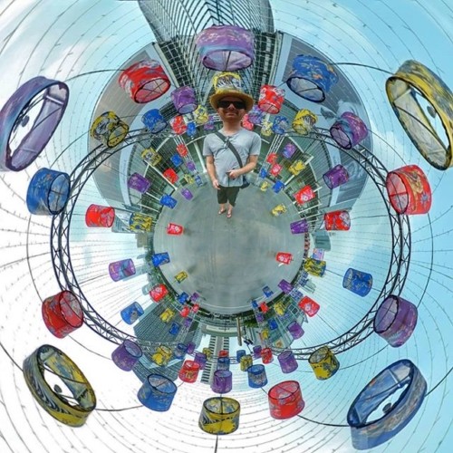 Central World, Bangkok, Thailand Tiny Planet