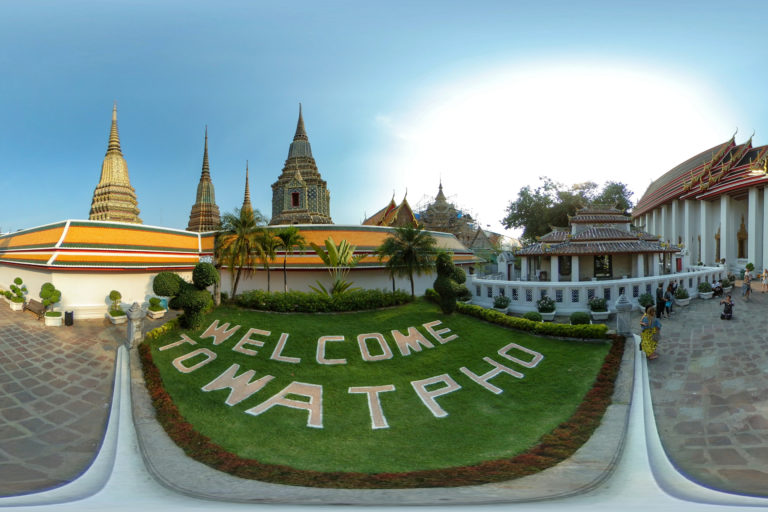 Wat Pho, Bangkok, Thailand 360 Panoramic