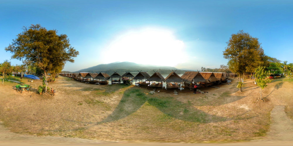 Huay Tung Tao Lake Chiang Mai Thailand 360 Panoramic