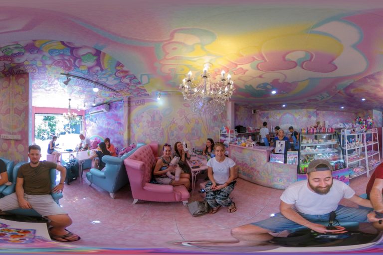 Unicorn Cafe, Bangkok, Thailand 360 Panoramic