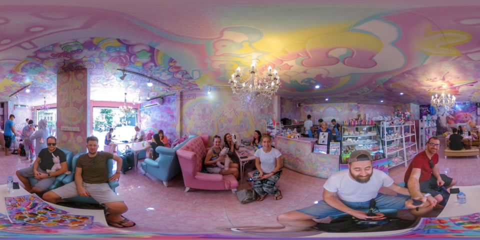 Unicorn Cafe, Bangkok, Thailand 360 Panoramic