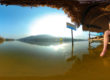Huay Tung Tao Lake, Chiang Mai, Thailand 360 Panoramic