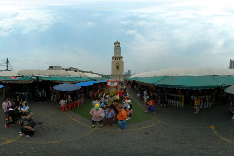 Chatuchak Weekend Market, Bangkok, Thailand 360 Panoramic