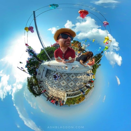 Wat Phrathat Doi Suthep Chiang Mai, Thailand Tiny Planet