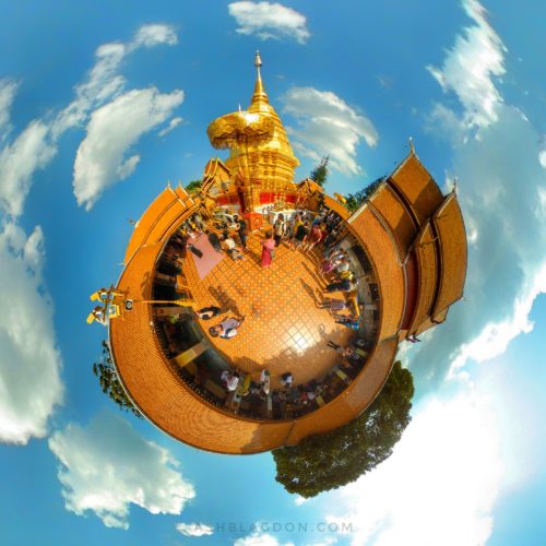 Wat Phrathat Doi Suthep Chiang Mai, Thailand Tiny Planet Wat Phrathat Doi Suthep Chiang Mai, Thailand Tiny Planet