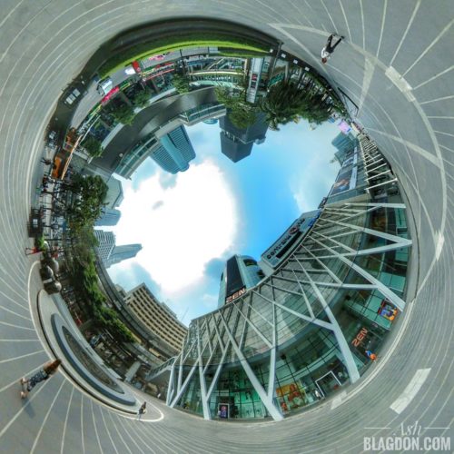 Central World, Bangkok, Thailand Inverted Planet