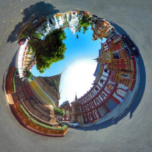Wat Saen Muang Ma Luang Chiang Mai, Thailand Inverted Planet