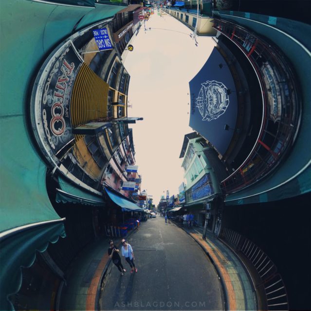 Khao San Road Bangkok, Thailand, Mercator Planet