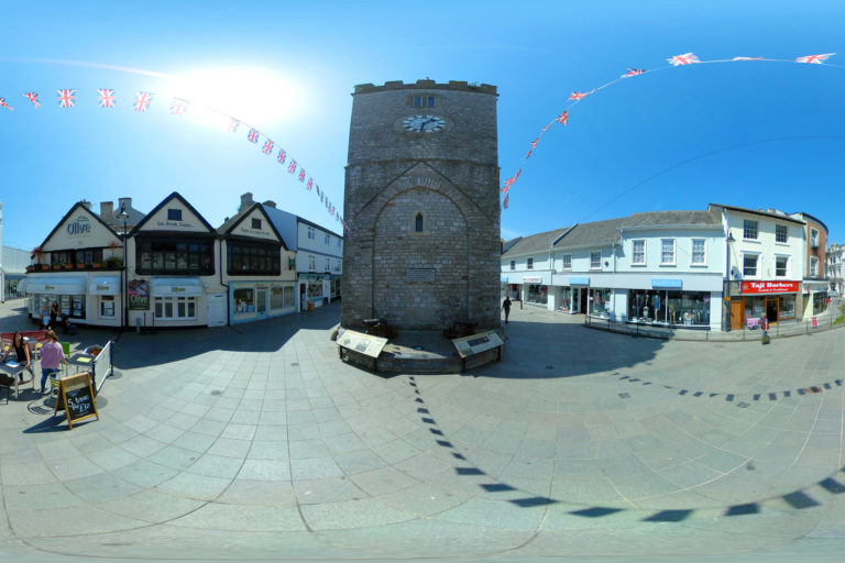 Clock Tower Newton Abbot 360 Panoramic