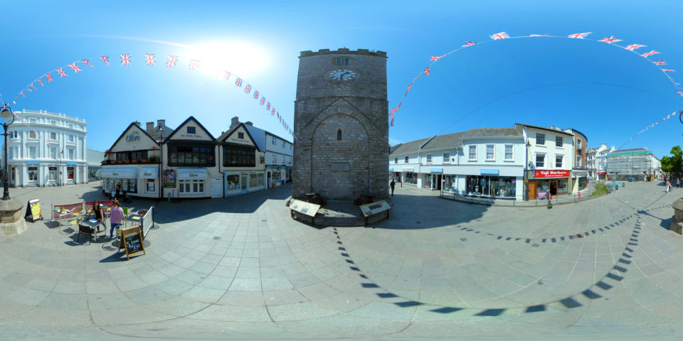 Clock Tower Newton Abbot 360 Panoramic