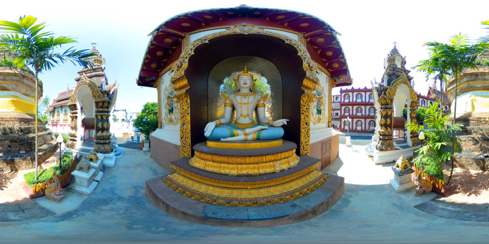 Wat Saen Muang Ma Luang Chiang Mai, Thailand 360 Panoramic