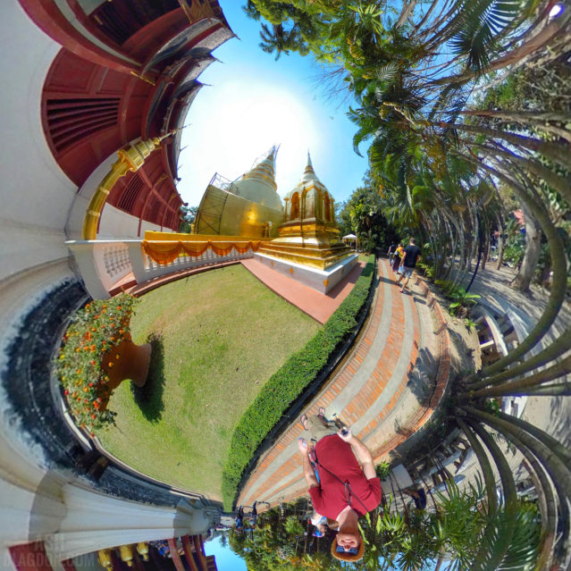Wat Phra Singh, Chiang Mai, Thailand Mercator Planet