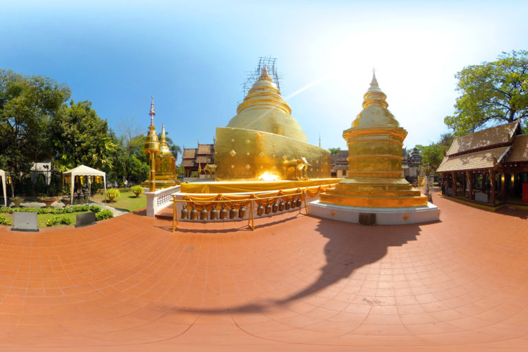 Wat Phra Singh Chiang Mai, Thailand 360 Panoramic