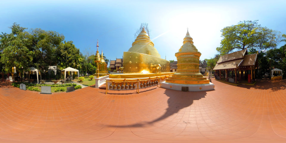 Wat Phra Singh Chiang Mai, Thailand 360 Panoramic