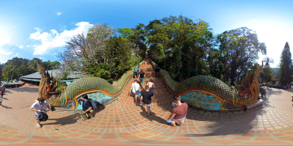 Wat Phrathat Doi Suthep, Chiang Mai Thailand 360 Panoramic Wat Phrathat Doi Suthep, Chiang Mai Thailand 360 Panoramic