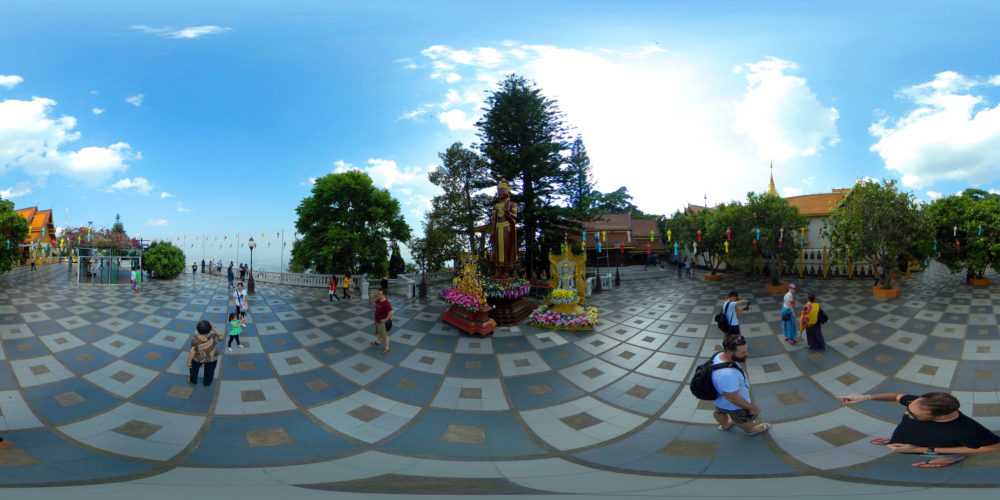 Wat Phrathat Doi Suthep, Chiang Mai Thailand 360 Panoramic Wat Phrathat Doi Suthep, Chiang Mai Thailand 360 Panoramic